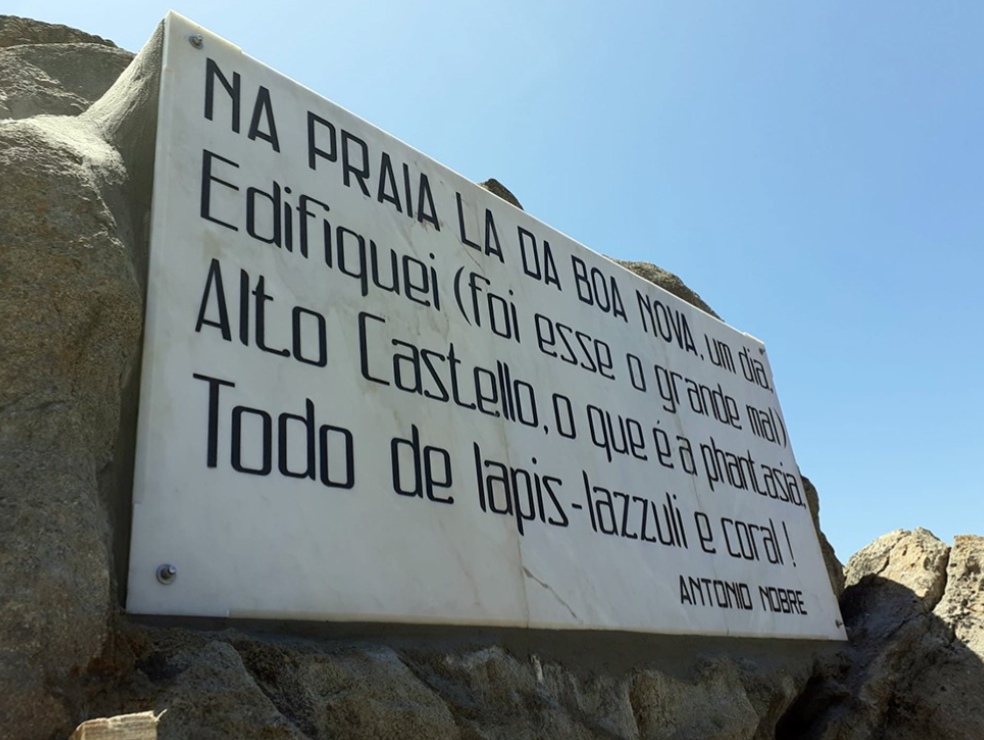 Placa evocativa ao poeta António Nobre foto 2